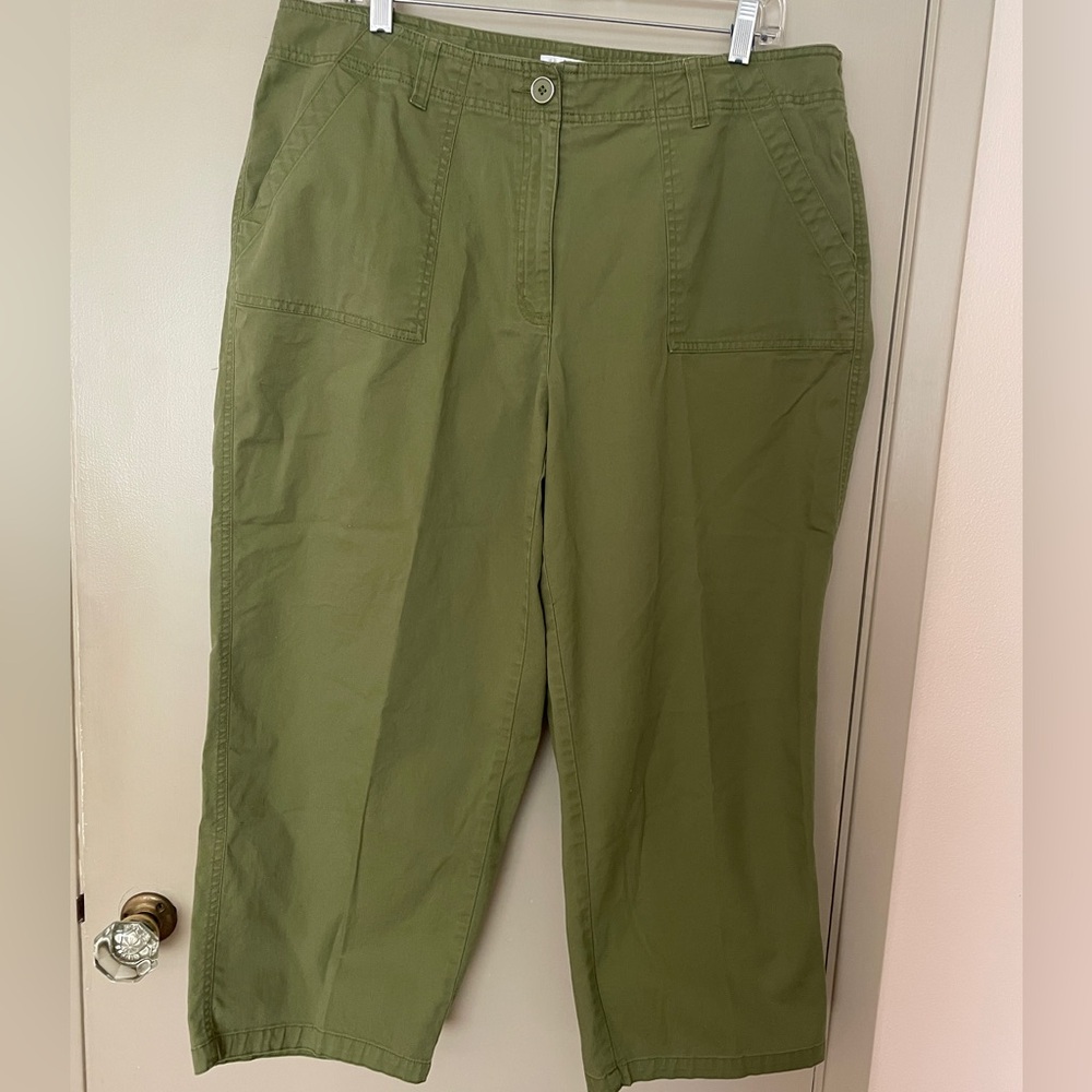 Talbots women green size 16 W pants